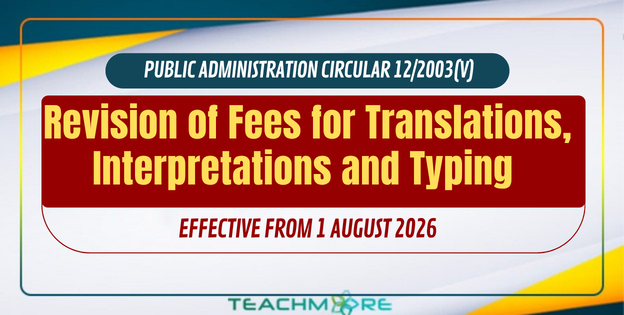 Revision of Fees for Translations
