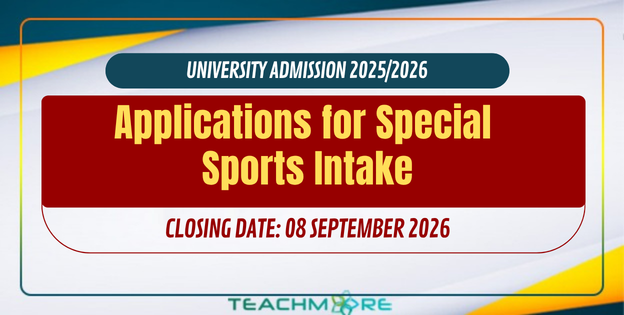 Applications for Special Sports Intake