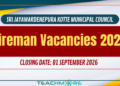 Fireman Vacancies