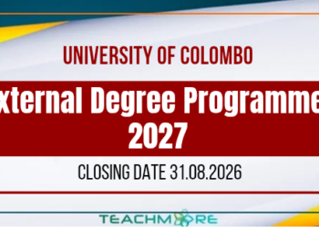University of Colombo External Degree Programmes 2027