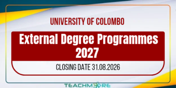 University of Colombo External Degree Programmes 2027