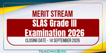 SLAS Grade III Merit Stream Examination 2026 