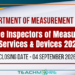 Trainee Inspectors of Measurement Services & Devices 2026