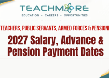 2027 Salary, Advance & Pension Payment Dates
