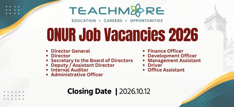 ONUR Job Vacancies 2026