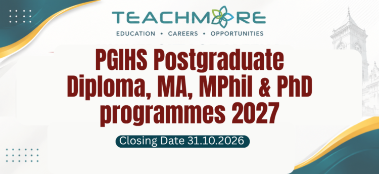 PGIHS Postgraduate Diploma & Degree Programmes – 2027