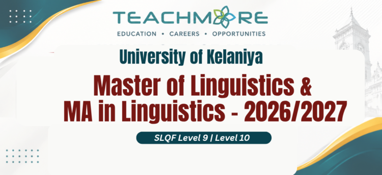 Master of Linguistics & MA in Linguistics - 2026/2027