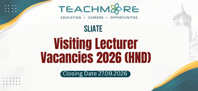 SLIATE Visiting Lecturer Vacancies 2026