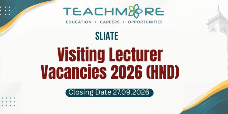 SLIATE Visiting Lecturer Vacancies 2026
