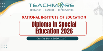 Diploma in Special Education NIE 2026