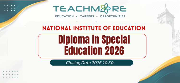 Diploma in Special Education NIE 2026