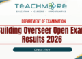 Building Overseer Exam Results 2026 Released