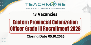Eastern Provincial Colonization Officer Grade III Recruitment 2026