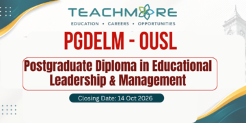 Postgraduate Diploma in Educational Leadership & Management (PGDELM) - OUSL