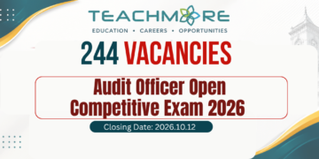 Audit Officer Open Competitive Exam 2026 (244 Vacancies)