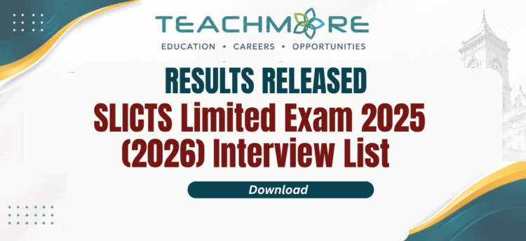 SLICTS Limited Exam 2025 (2026) Interview List