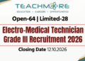 Electro-Medical Technician Recruitment 2026
