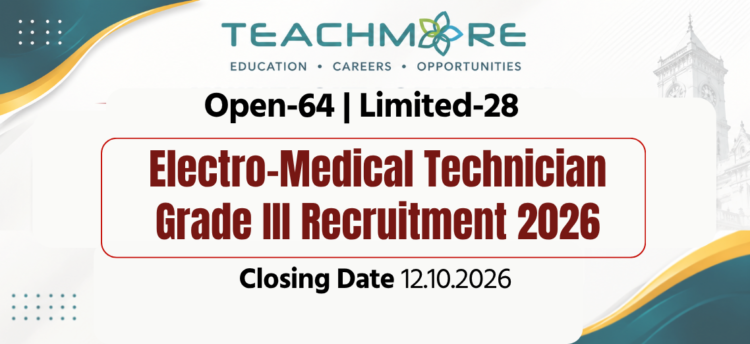 Electro-Medical Technician Recruitment 2026