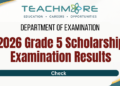 2026 Grade 5 Scholarship Examination Results