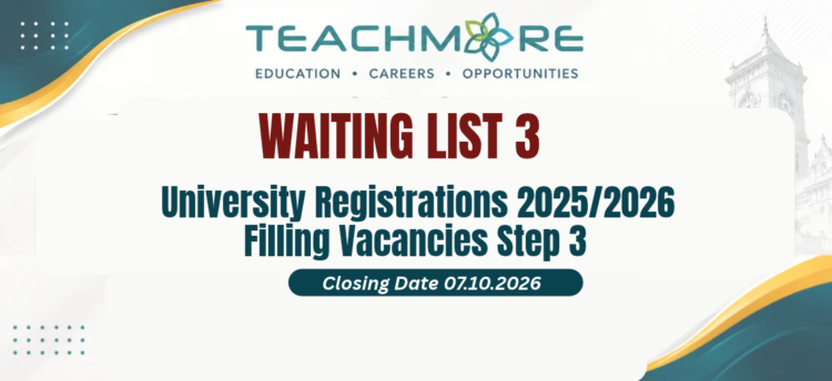 University Registrations 2025/2026 Step 3