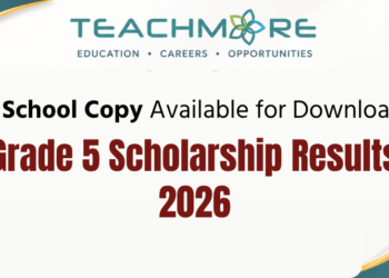 Grade 5 Scholarship Examination Results Register 2026
