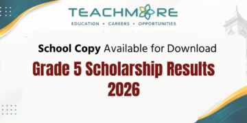 Grade 5 Scholarship Examination Results Register 2026