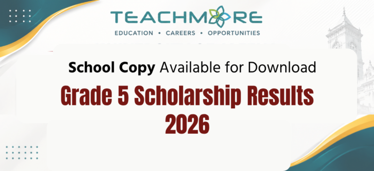 Grade 5 Scholarship Examination Results Register 2026