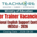 RESC Teacher Trainer Vacancies 2026