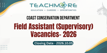 Coast Conservation Field Assistant Supervisory Vacancies 2026