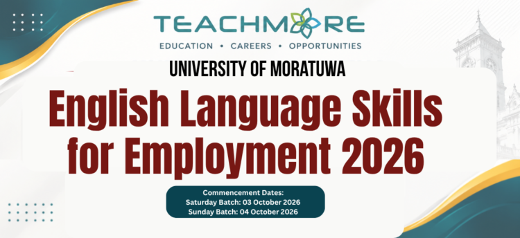 English Language Skills for Employment 2026 – University of Moratuwa