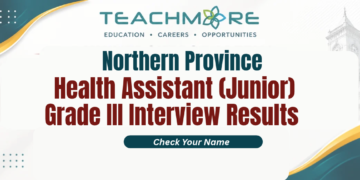 Health Assistant (Junior) Grade III Interview Results – Northern Province