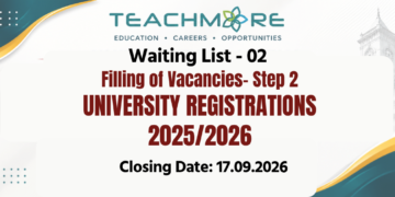 UGC Waiting List 2 – University Registrations 2025/2026