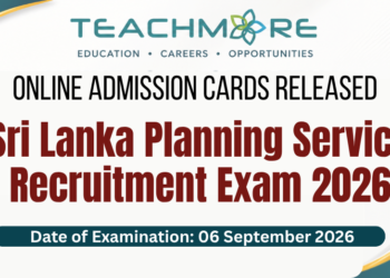 Sri Lanka Planning Service Limited Exam 2026 – Online Admission Cards Released