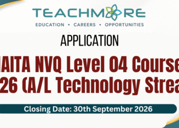 NAITA NVQ Level 04 Courses 2026 (A/L Technology Stream)