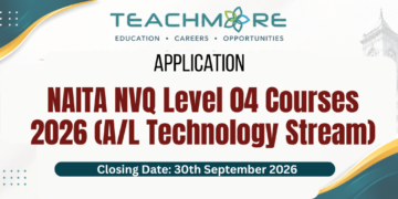 NAITA NVQ Level 04 Courses 2026 (A/L Technology Stream)