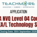 NAITA NVQ Level 04 Courses 2026 (A/L Technology Stream)