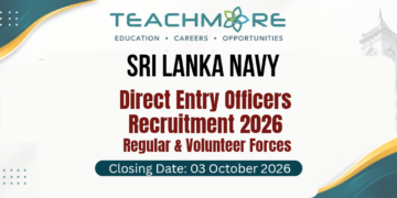 Sri Lanka Navy Direct Entry Officers Recruitment 2026