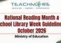 National Reading Month & School Library Week Guidelines – October 2026