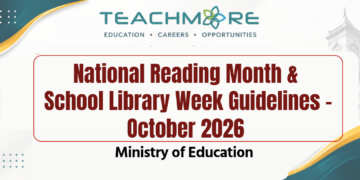 National Reading Month & School Library Week Guidelines – October 2026
