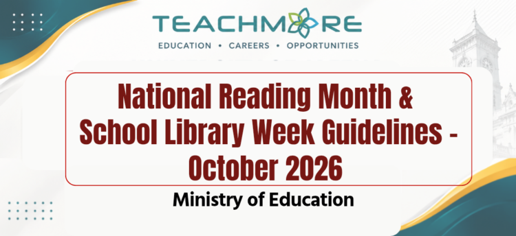 National Reading Month & School Library Week Guidelines – October 2026