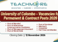 University of Colombo Vacancies 2026