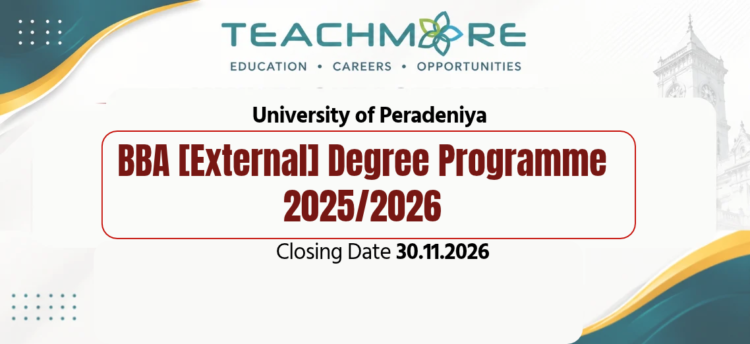 University of Peradeniya BBA External Degree 2025