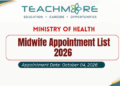 Midwife Appointment List 2026