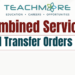 Annual Transfer Orders 2027 Combined Service