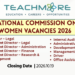 National Commission on Women Vacancies