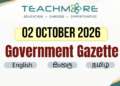 Sri Lanka Government Gazette – 02 October 2026
