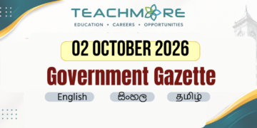 Sri Lanka Government Gazette – 02 October 2026