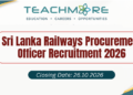 Sri Lanka Railways Procurement Officer Recruitment 2026
