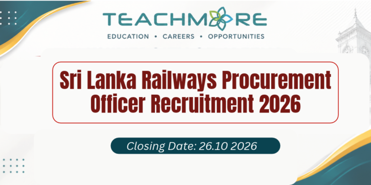 Sri Lanka Railways Procurement Officer Recruitment 2026