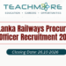 Sri Lanka Railways Procurement Officer Recruitment 2026